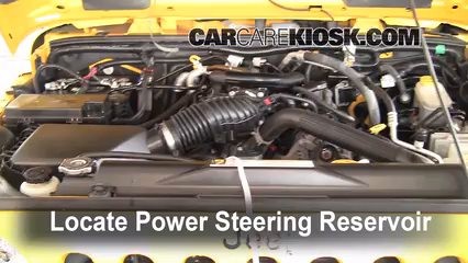 2008 Jeep Wrangler Unlimited Rubicon 3.8L V6 Power Steering Fluid Fix Leaks